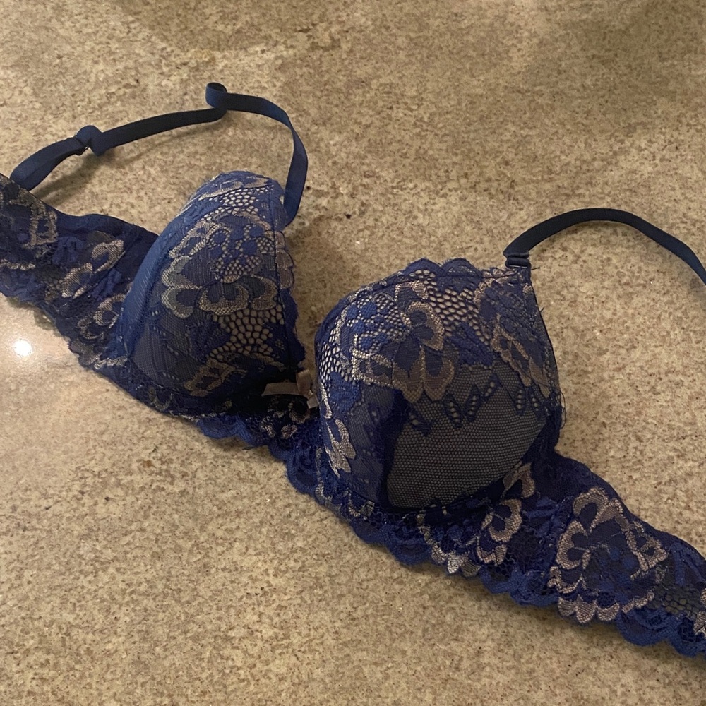 Blue Lace Bra- brand new